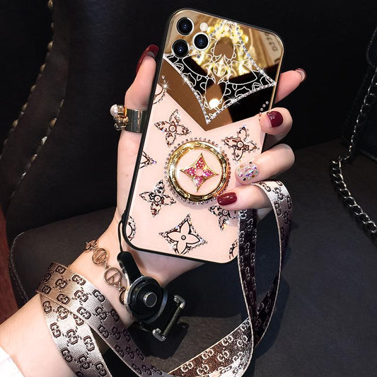 Luxury crystal mirror phone case
