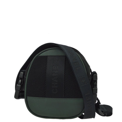Chanel Black Green Shoulder Bag