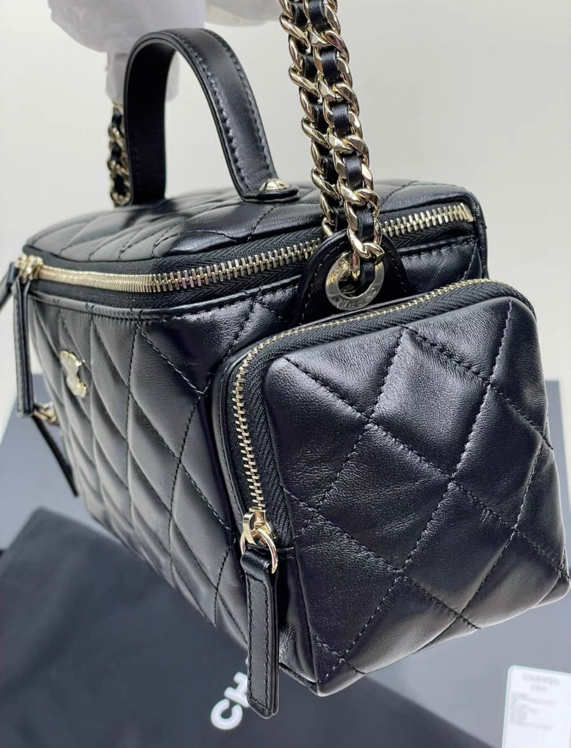 Chanel Timeless Lambskin Black Handbag Lambskin