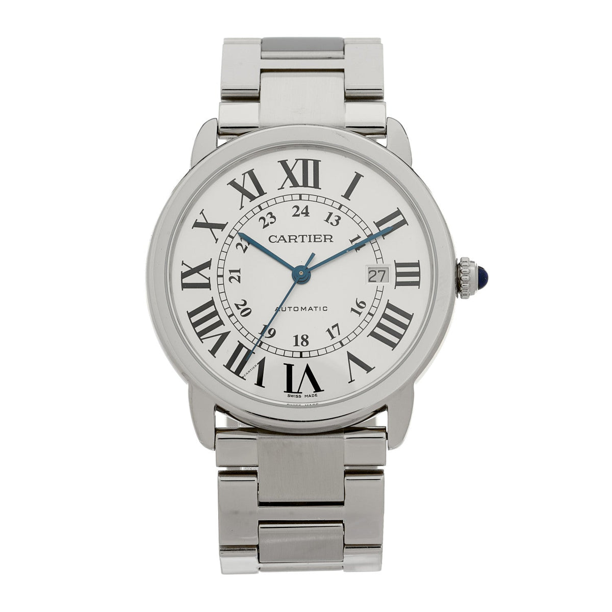 Stainless Steel 42mm Ronde Solo Automatic Watch
