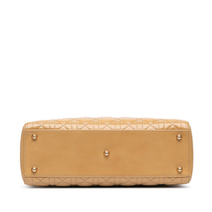 Dior Lady Dior Cannage Brown Handbag