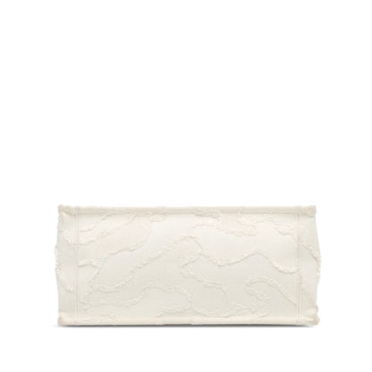White Dior Medium Camouflage Book Tote