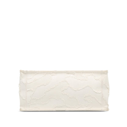 Dior Book Tote Leather Tote Bag White