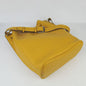 Luxury Hermes Nappa Leather Shoulder Bag Yellow Silver