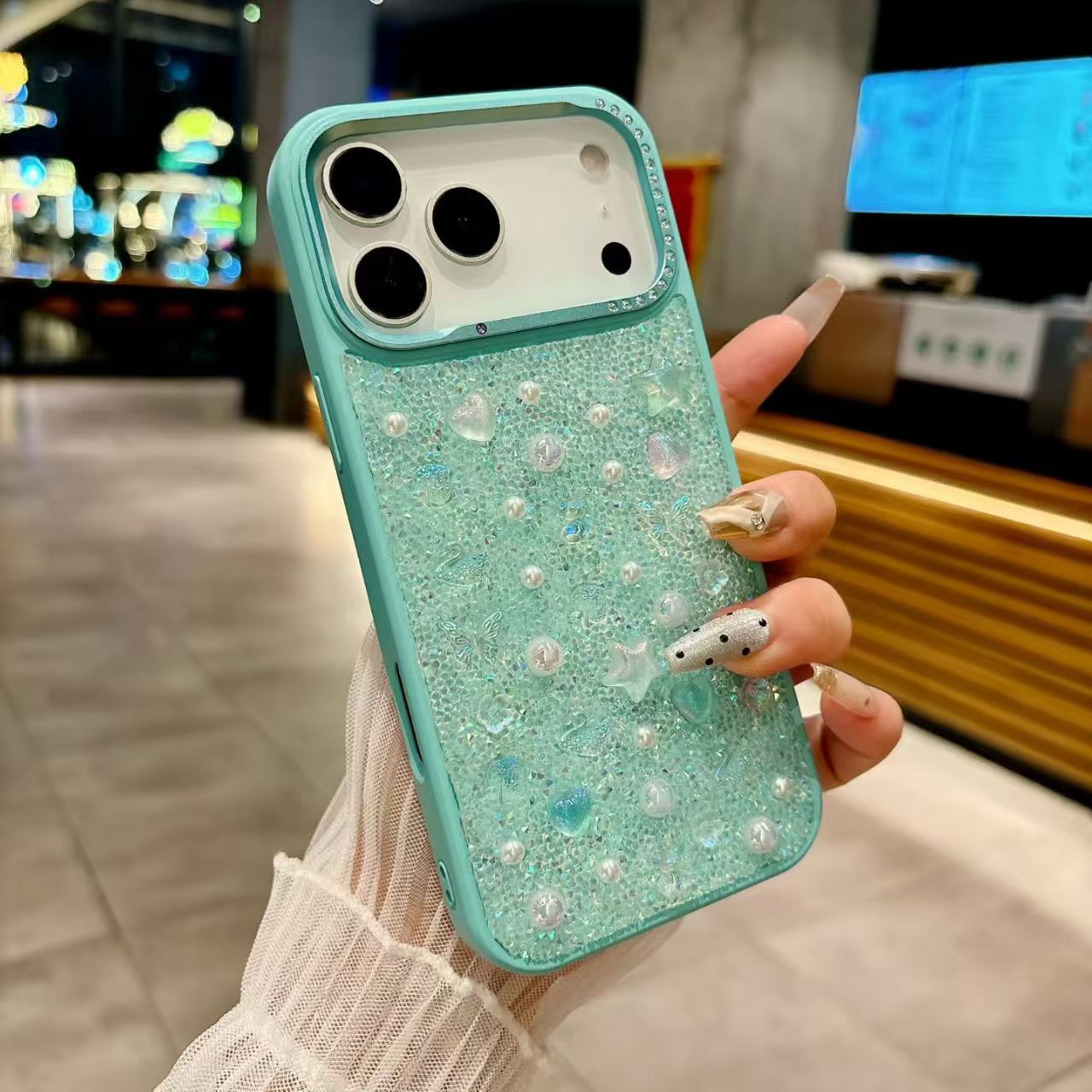 New Stylish, Sparkling Pink Diamond Phone Case for iphone Series and samsugn s25U s26u