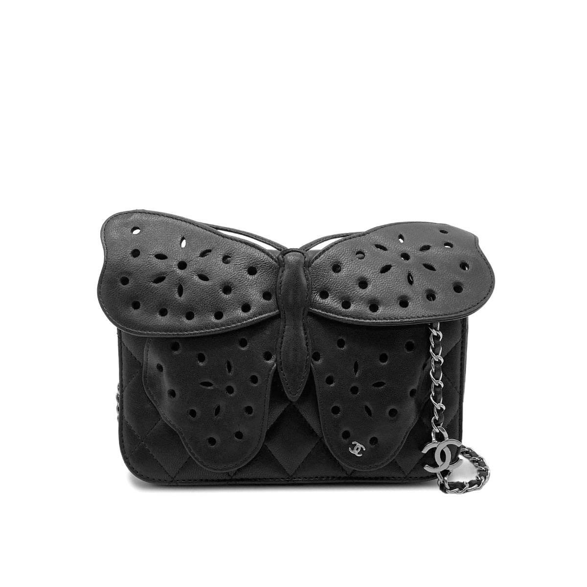 Chanel Pochette Black Chain Shoulder Bag