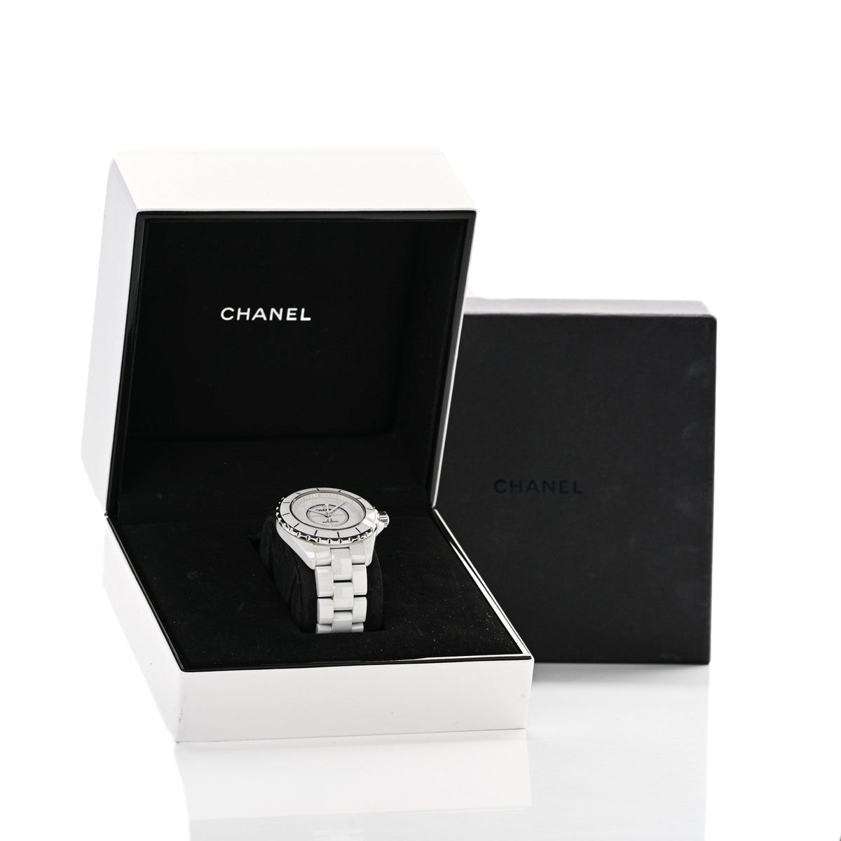 Stainless Steel Ceramic 38mm J12 Phantom Automatic Watch White