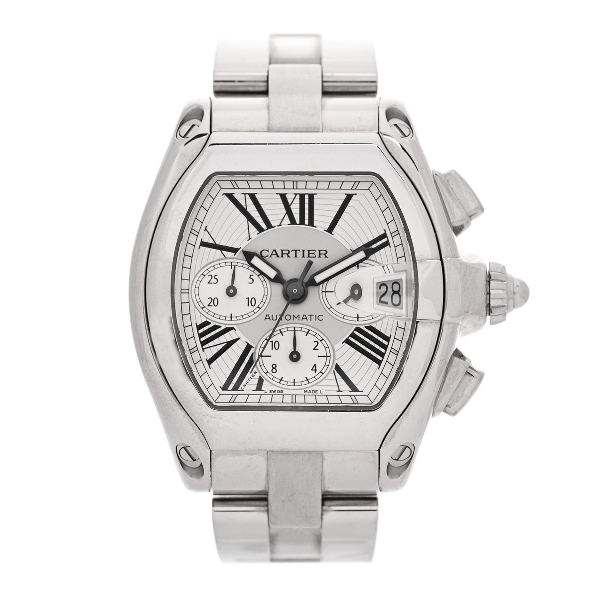 Stainless Steel 42mm Roadster Chronograph Automatic Watch