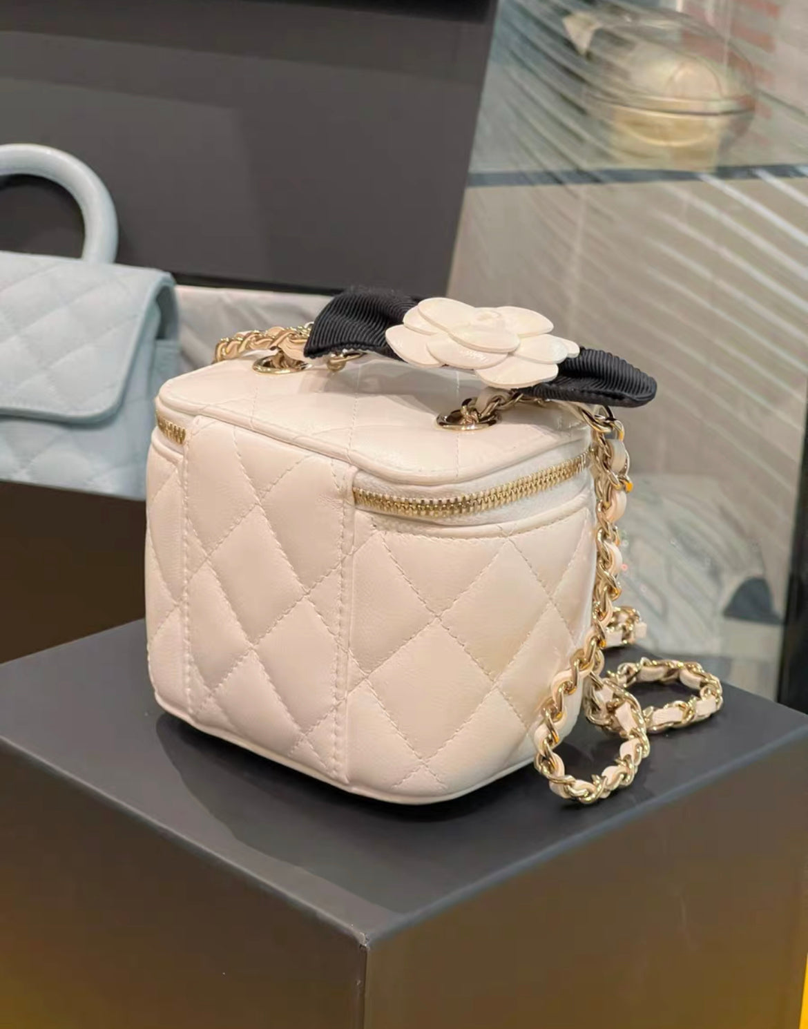Chanel Vanity Lambskin Clutch
