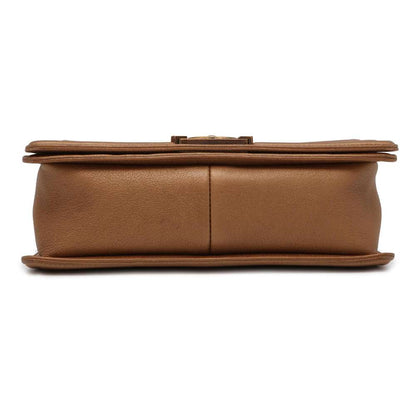 Chanel Boy Chanel ChainShoulder Dubai Exclusive MetalicGold A67086 Leather