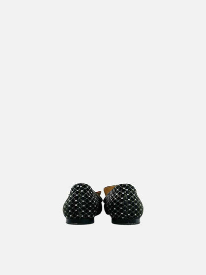 FENDI Black Multicolor Printed Size EU 36 Flats