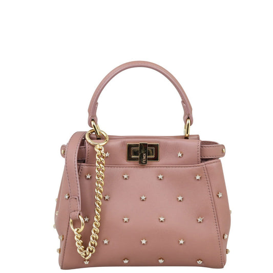 Fendi Star Crystal Embellished XS Iconic Peekaboo