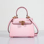 Luxury Hermes Kelly 20Cm Lizard Leather Bag Pink Gold