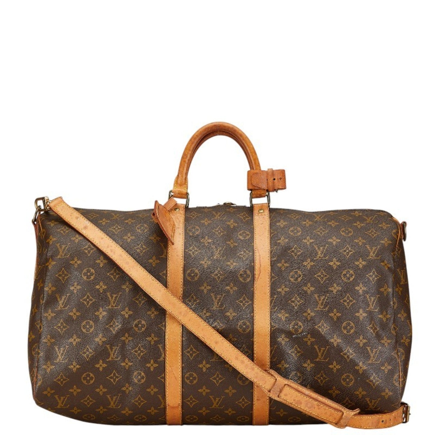 Louis Vuitton  Pvc Leather Boston Bag Shoulder Bag