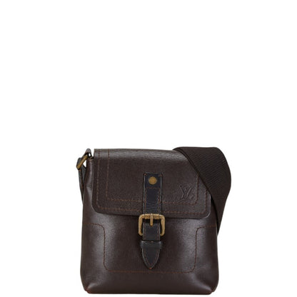 Louis Vuitton  Coffee Leather Shoulder Bag