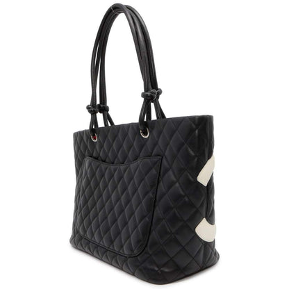 Chanel Cambon Large Leather Black Tote Style