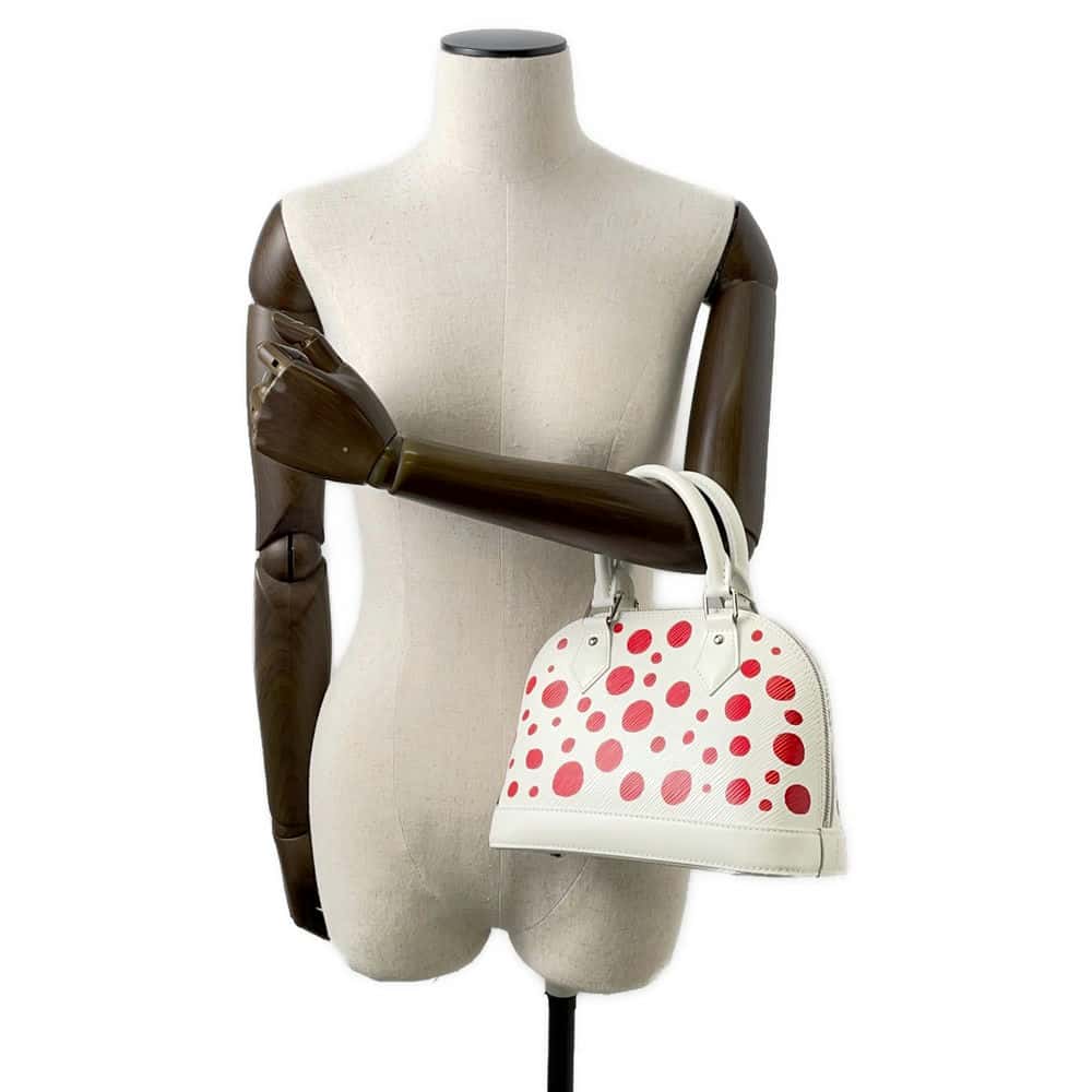 Louis Vuitton Alma LVxYK Blanc/Rouge M21712 Epi Leather Infinity Dot Size BB