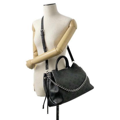 Louis Vuitton  Noir Monogram Mahina Leather Handbag Shoulder Bag