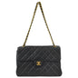 Chanel Black Lambskin jumbo Double Sided Classic Flap Bag