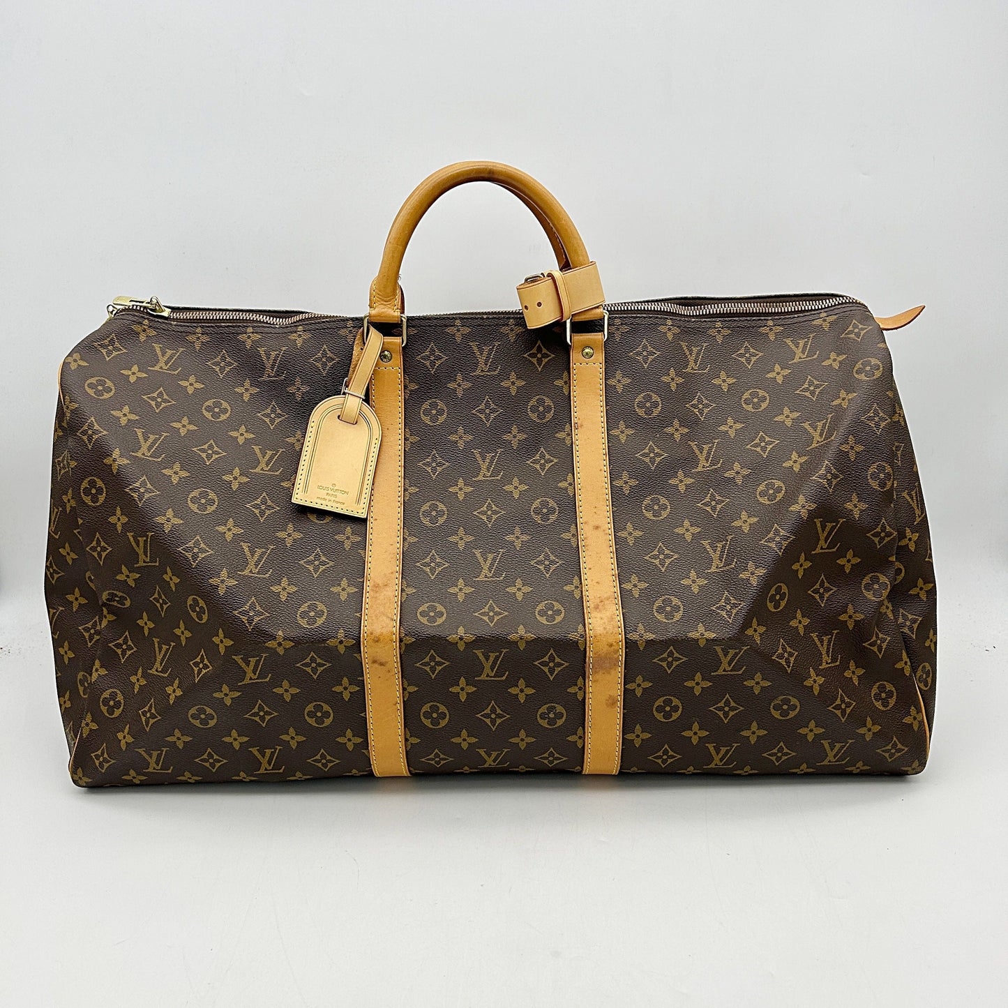 Louis Vuitton  1999 Keepall 60 Travel Bag | Brown B0228QJEUL