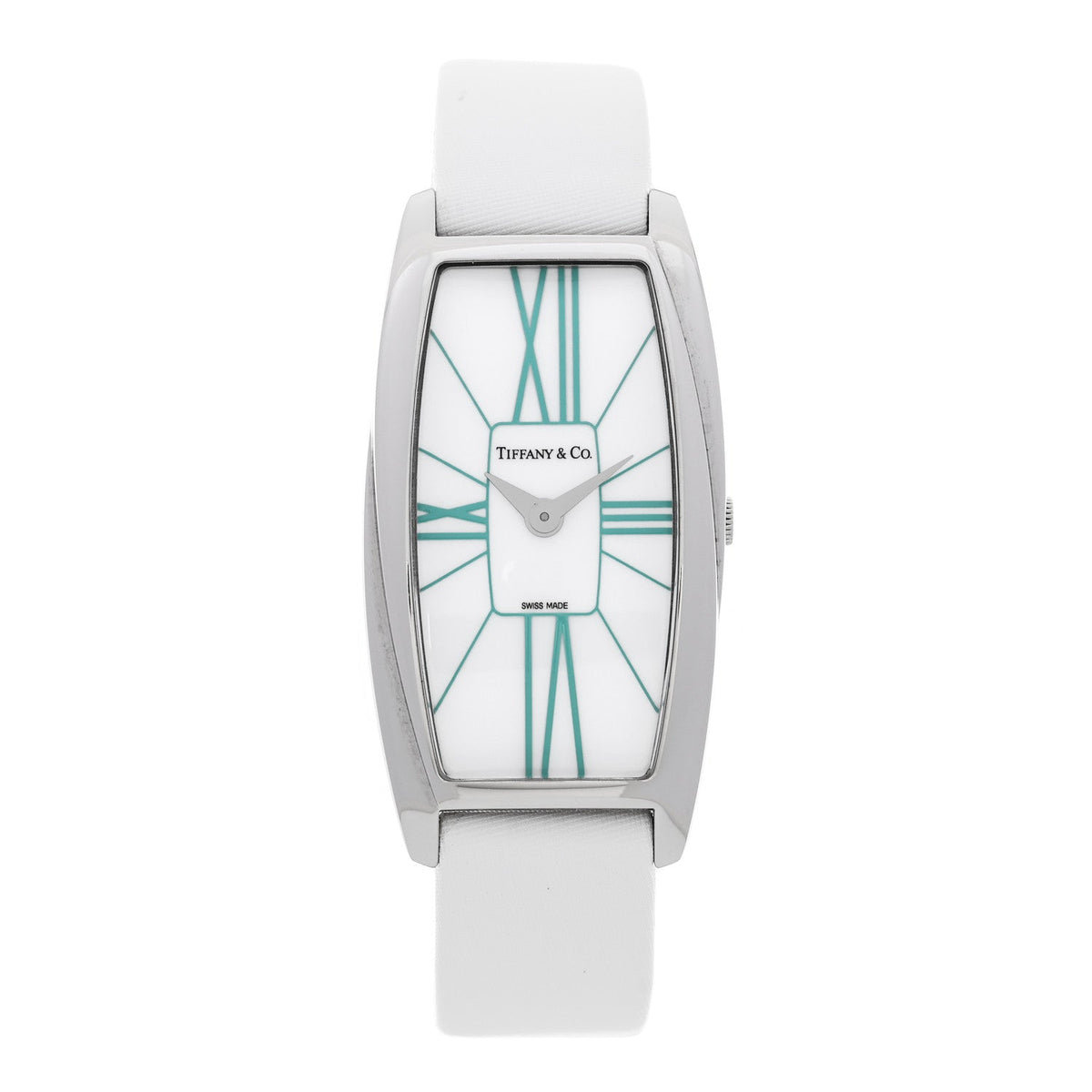 Stainless Steel Satin 22mm Gemea Quartz Watch White