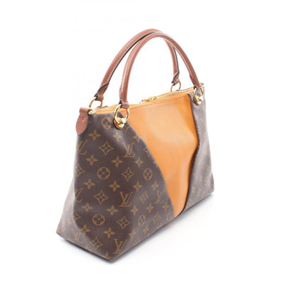 Louis Vuitton  Monogram Saffron Coated Canvas Leather Handbag