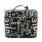 Chanel Basic Canvas Vanity Bag Black Silver G 7th