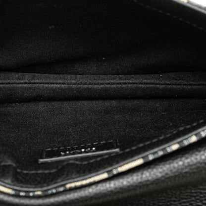 Blue Dior Oblique Canvas Saddle Messenger Bag