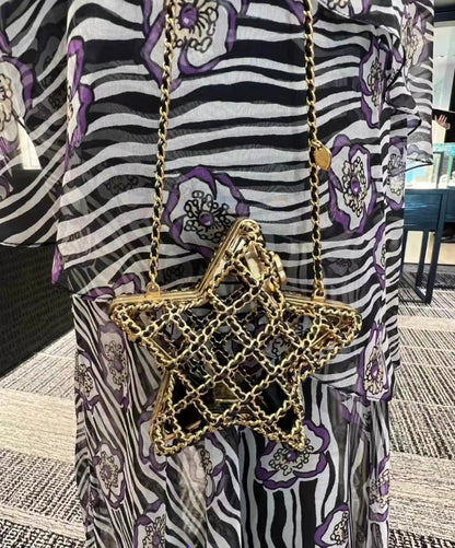 Chanel Luxury Lambskin Gold Handbag Style 3
