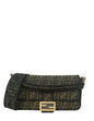 Fendi Fabric Monogram Jacquard FF Baguette NM Bag w/ Two Straps