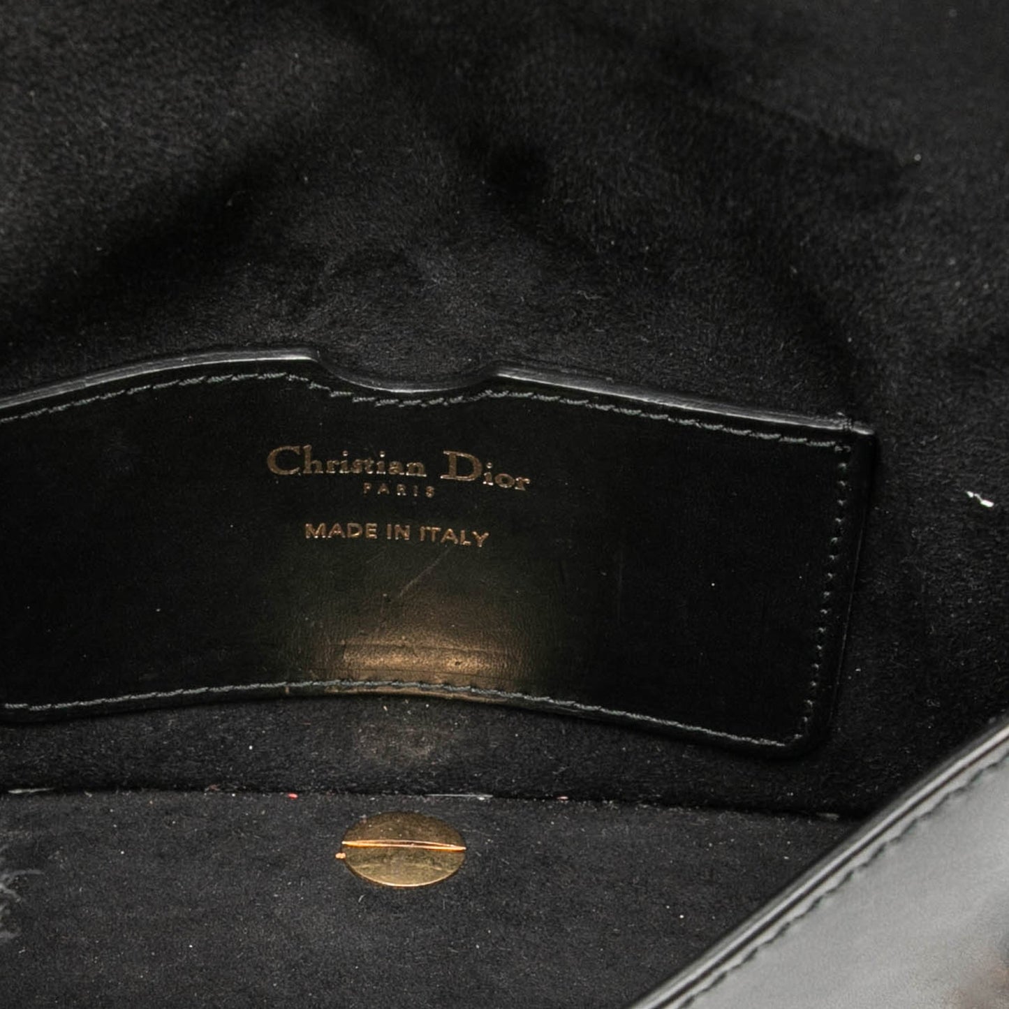 Dior Saddle Leather Black Crossbody