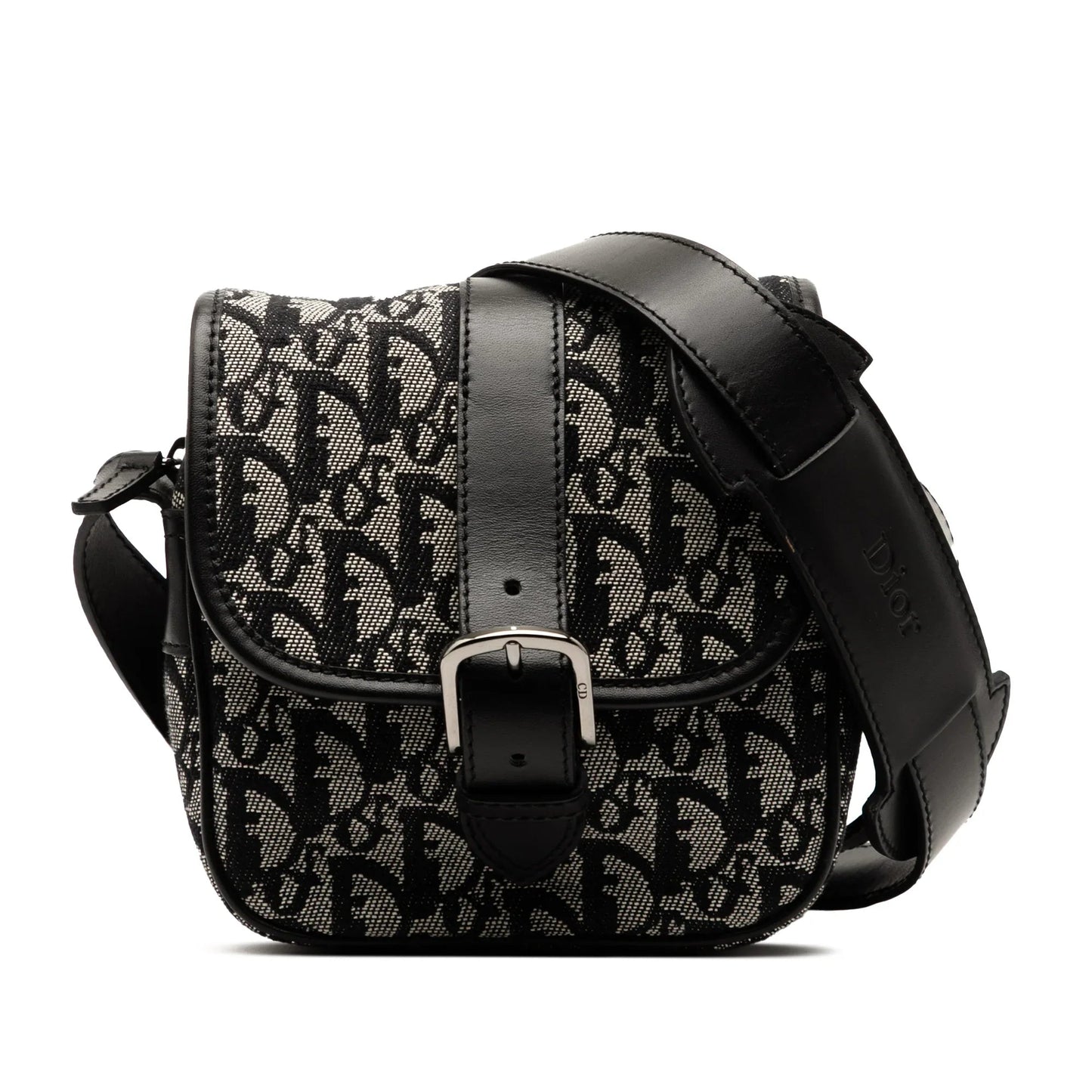 Black Dior Diorissimo Trotter Canvas Crossbody
