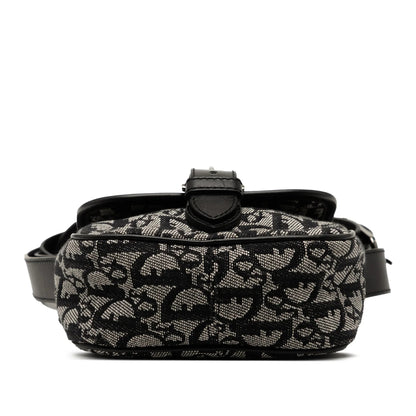 Black Dior Diorissimo Trotter Canvas Crossbody