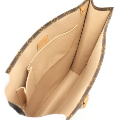 Louis Vuitton  Coated Canvas Leather Tote Bag