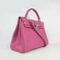 Luxury Hermes Kelly 32Cm Togo Leather Handbag 6108 Peach Silver
