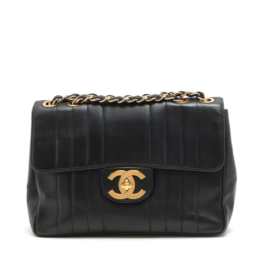 Chanel Lambskin Black Chain Shoulder Bag Style 3