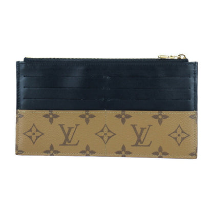 Louis Vuitton   Monogram Reverse Leather Long Wallet (Bi-Fold)