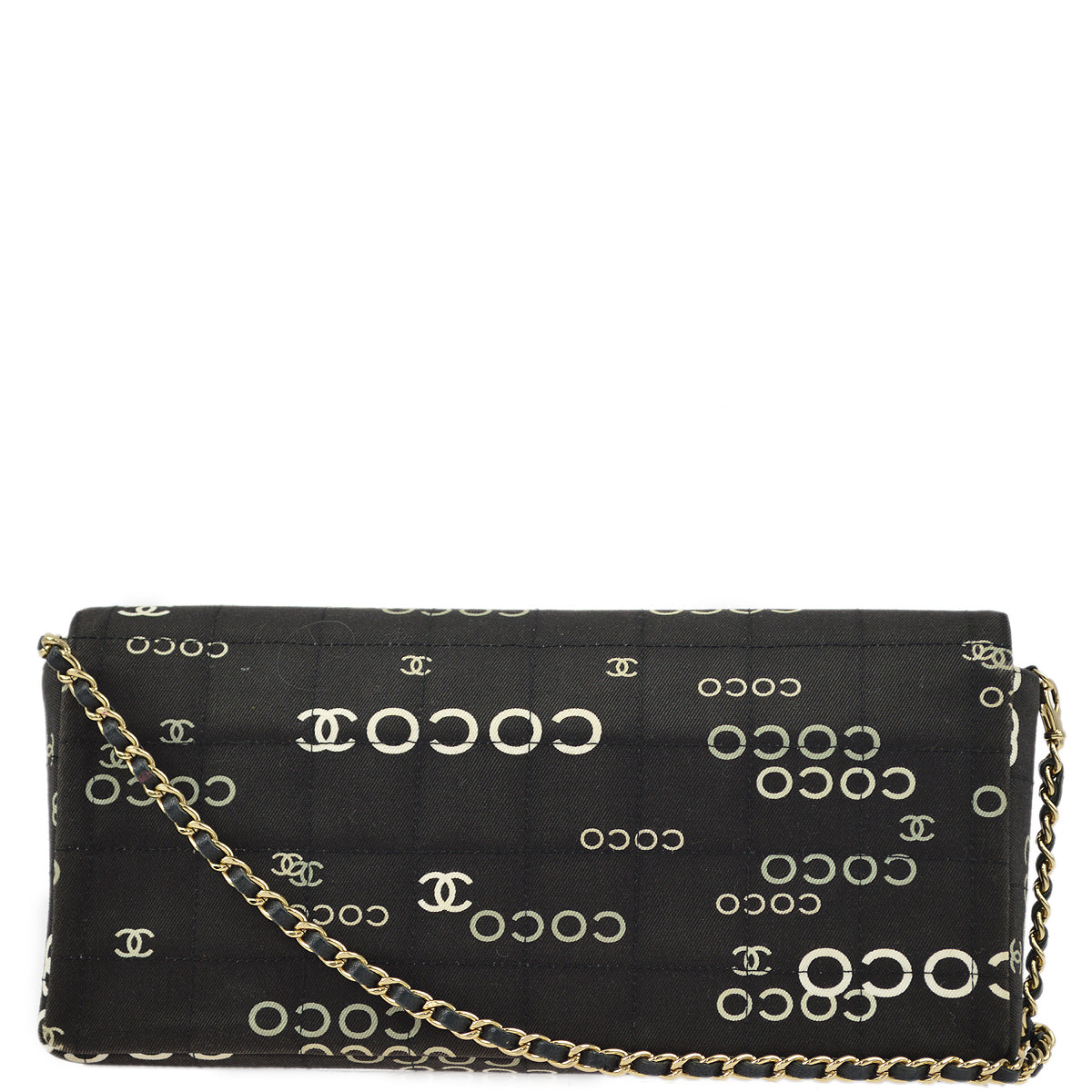 Chanel Canvas Black Shoulder Bag