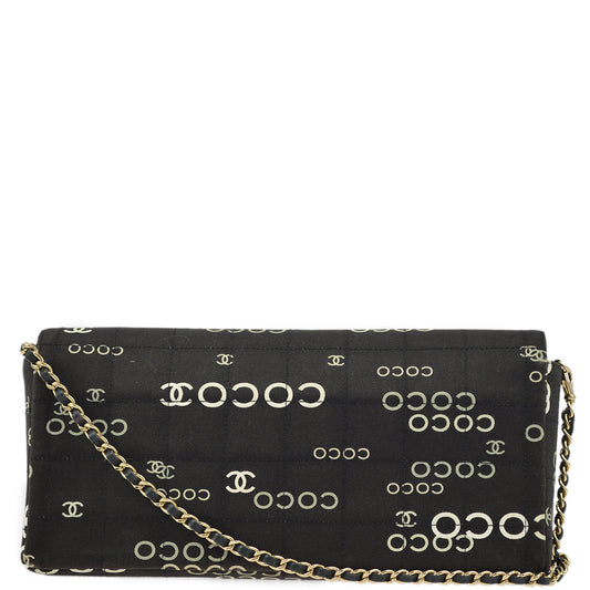 Chanel Canvas Black Shoulder Bag