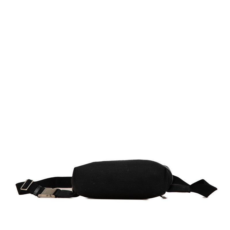 Saint Laurent City Canvas Leather Waist Bag