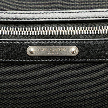 Saint Laurent City Canvas Leather Waist Bag