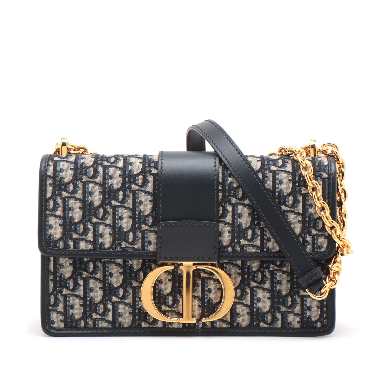 Dior 30 Montaigne Oblique Blue Shoulder Bag Style 3
