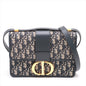 Christian Dior Blue Dior Oblique Jacquard 30 Montaigne Shoulder Bag [Clearance Sale]