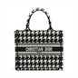 Dior Book Tote Canvas Black Tote Bag Canvas