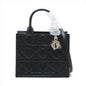 Dior Book Tote Leather Black Tote Bag