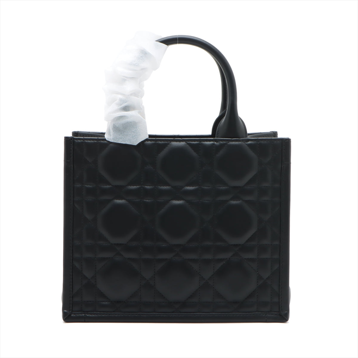 Dior Book Tote Leather Black Tote Bag