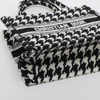 Christian Dior Black X White Canvas Small Book Tote [Clearance Sale]