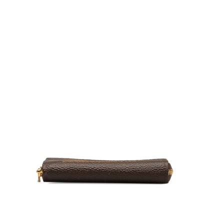 Brown Louis Vuitton Monogram Giant Reverse Zippy Coin Pouch