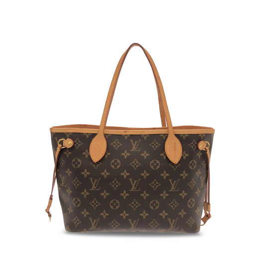 Brown Louis Vuitton Monogram Neverfull PM Tote Bag