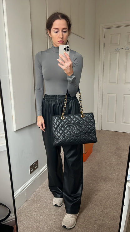 Chanel Caviar Black Luxury Tote